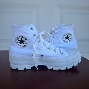 Converse All Star White Canvas High-Tops